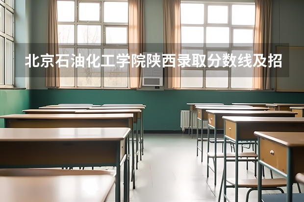北京石油化工学院陕西录取分数线及招生人数是多少