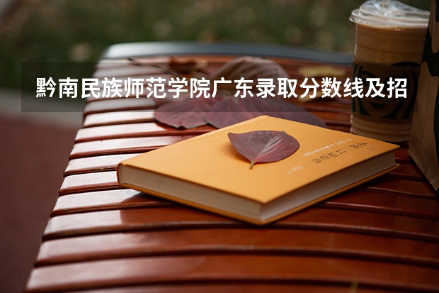 黔南民族师范学院广东录取分数线及招生人数是多少