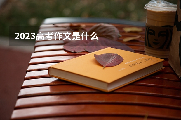 2023高考作文是什么
