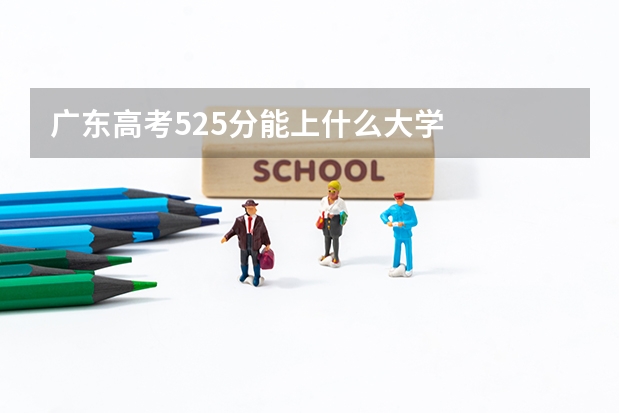广东高考525分能上什么大学
