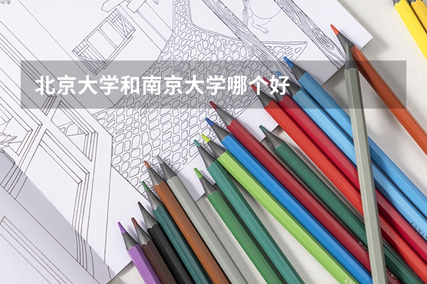 北京大学和南京大学哪个好