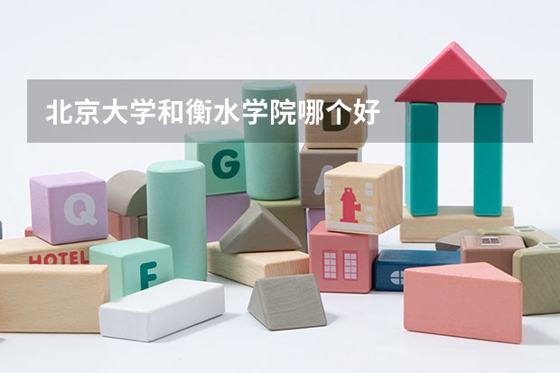 北京大学和衡水学院哪个好
