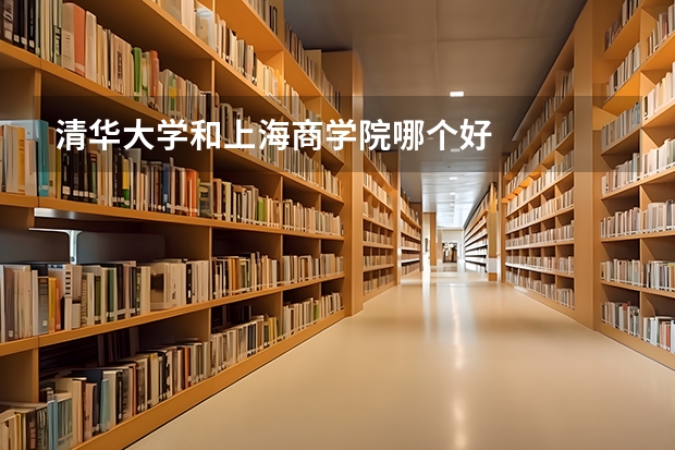 清华大学和上海商学院哪个好