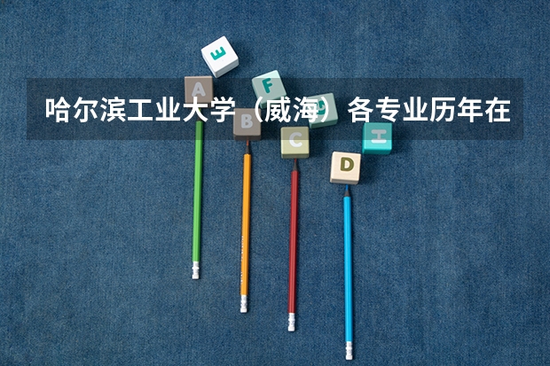 哈尔滨工业大学（威海）各专业历年在内蒙古招生人数是多少