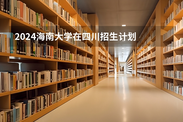 2024海南大学在四川招生计划