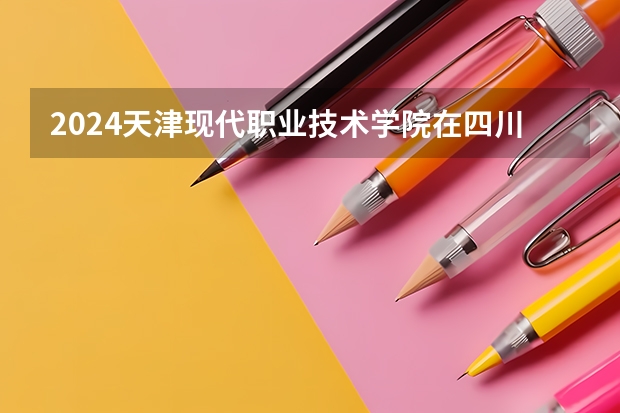 2024天津现代职业技术学院在四川招生计划