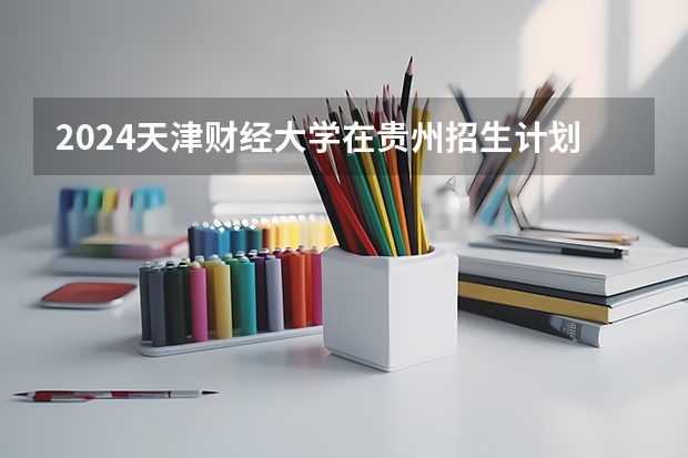 2024天津财经大学在贵州招生计划