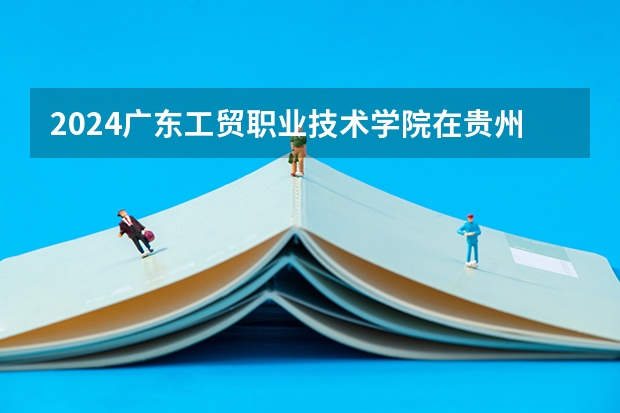2024广东工贸职业技术学院在贵州招生计划