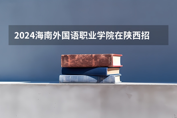2024海南外国语职业学院在陕西招生计划