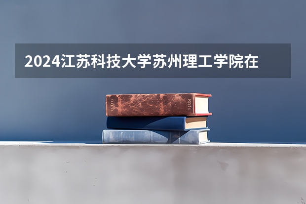2024江苏科技大学苏州理工学院在广西招生计划