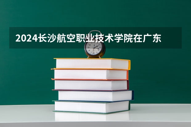 2024长沙航空职业技术学院在广东招生计划