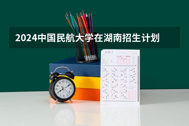 2024中国民航大学在湖南招生计划