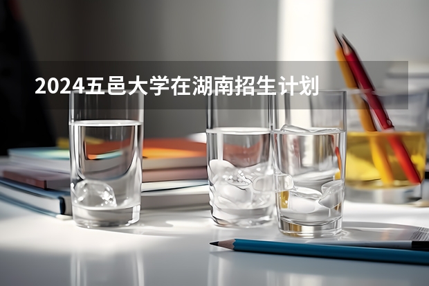 2024五邑大学在湖南招生计划