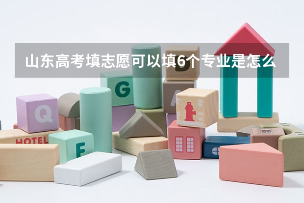 山东高考填志愿可以填6个专业是怎么录取的