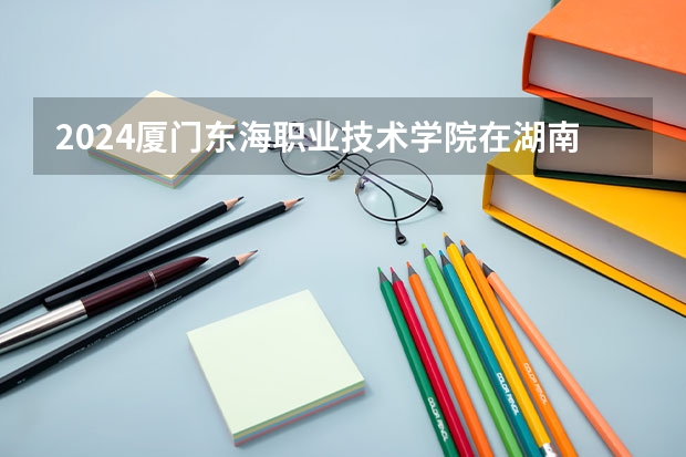 2024厦门东海职业技术学院在湖南招生计划