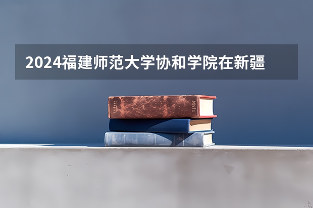 2024福建师范大学协和学院在新疆招生计划