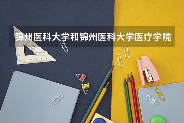 锦州医科大学和锦州医科大学医疗学院有区别吗