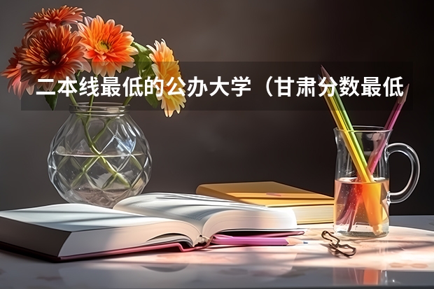 二本线最低的公办大学（甘肃分数最低的二本）