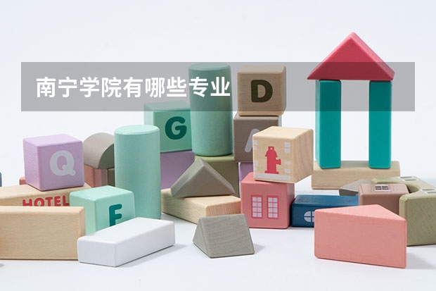 南宁学院有哪些专业