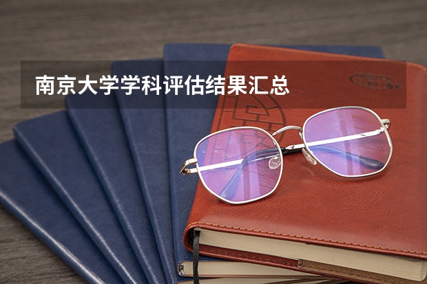 南京大学学科评估结果汇总