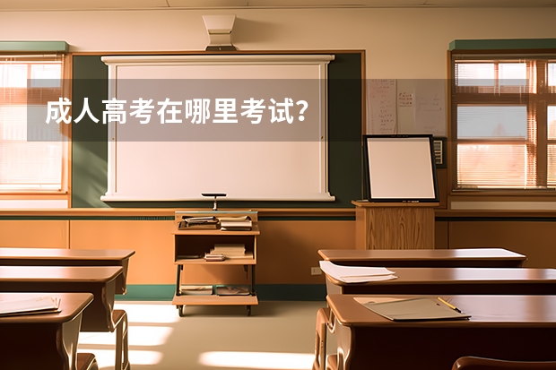 成人高考在哪里考试？