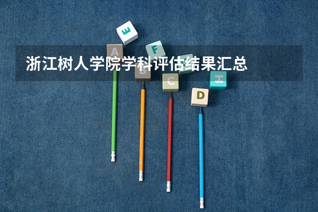 浙江树人学院学科评估结果汇总