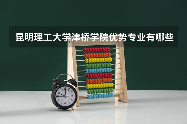 昆明理工大学津桥学院优势专业有哪些