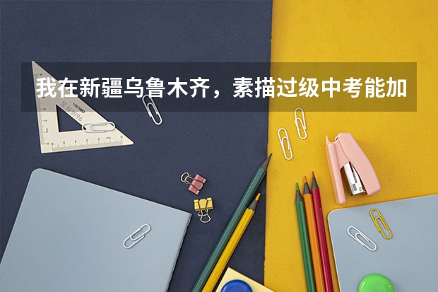 我在新疆乌鲁木齐,素描过级中考能加分吗?