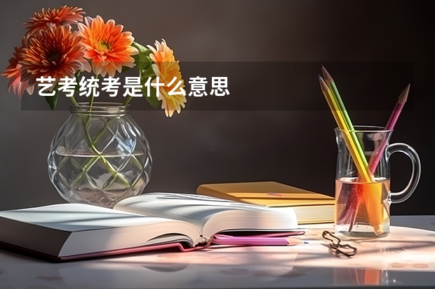 艺考统考是什么意思