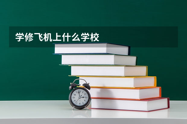 学修飞机上什么学校