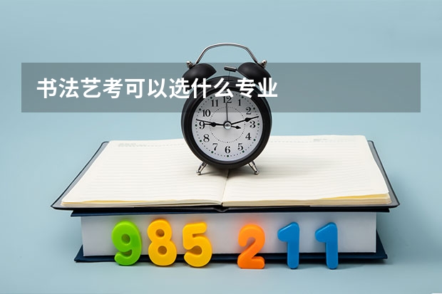 书法艺考可以选什么专业