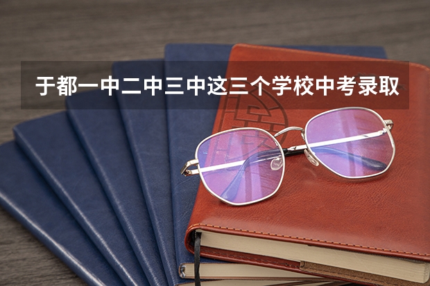 于都一中二中三中这三个学校中考录取分数线是多少