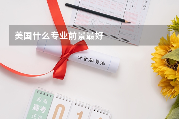 美国什么专业前景最好