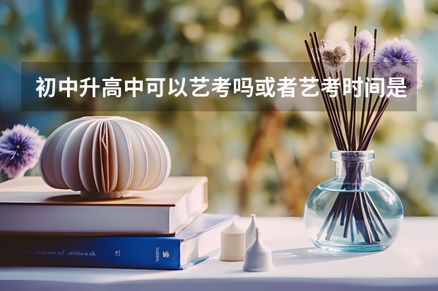 初中升高中可以艺考吗.或者艺考时间是什么