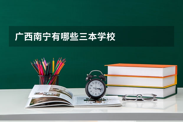 广西南宁有哪些三本学校