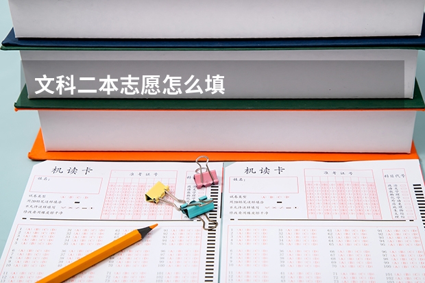文科二本志愿怎么填