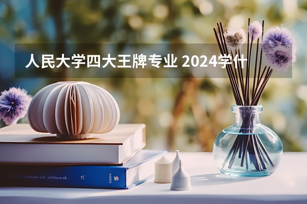人民大学四大王牌专业 2024学什么专业最吃香