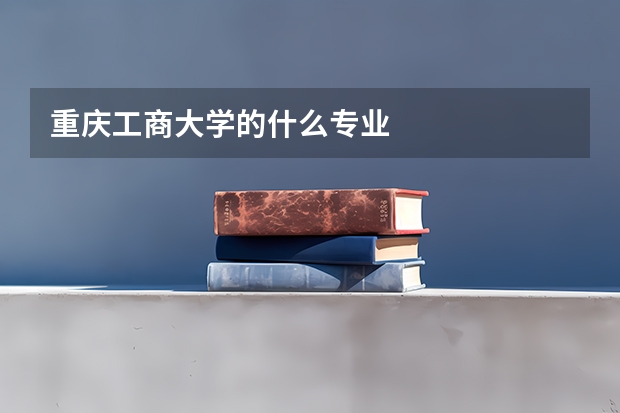 重庆工商大学的什么专业