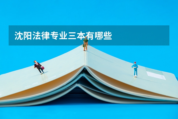 沈阳法律专业三本有哪些