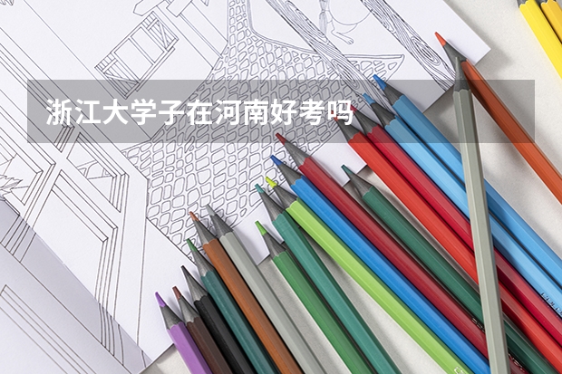 浙江大学子在河南好考吗