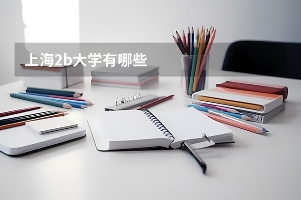 上海2b大学有哪些