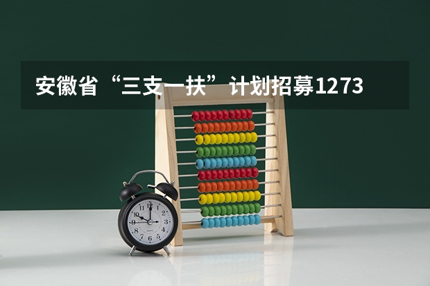 安徽省“三支一扶”计划招募1273人，对应聘者会有哪些要求？