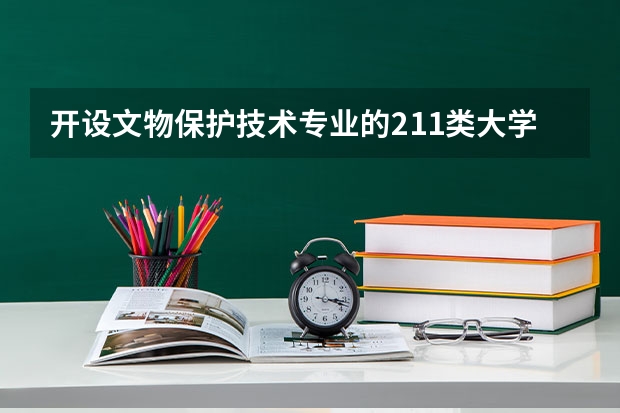 开设文物保护技术专业的211类大学一览表