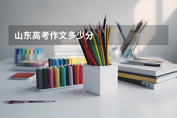 山东高考作文多少分