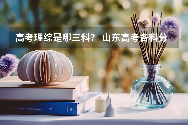 高考理综是哪三科？ 山东高考各科分值 详细