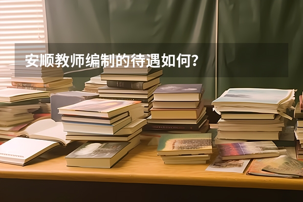 安顺教师编制的待遇如何?