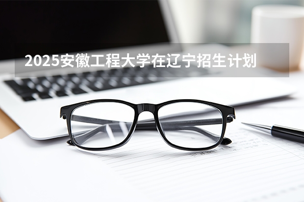 2025安徽工程大学在辽宁招生计划一览表