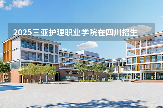 2025三亚护理职业学院在四川招生计划一览表