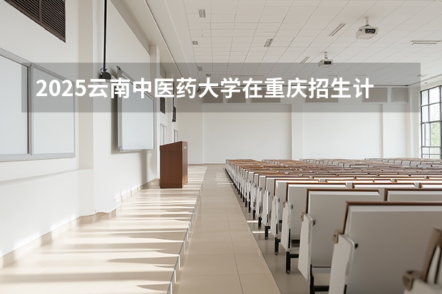 2025云南中医药大学在重庆招生计划一览表