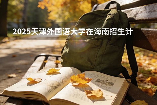 2025天津外国语大学在海南招生计划一览表